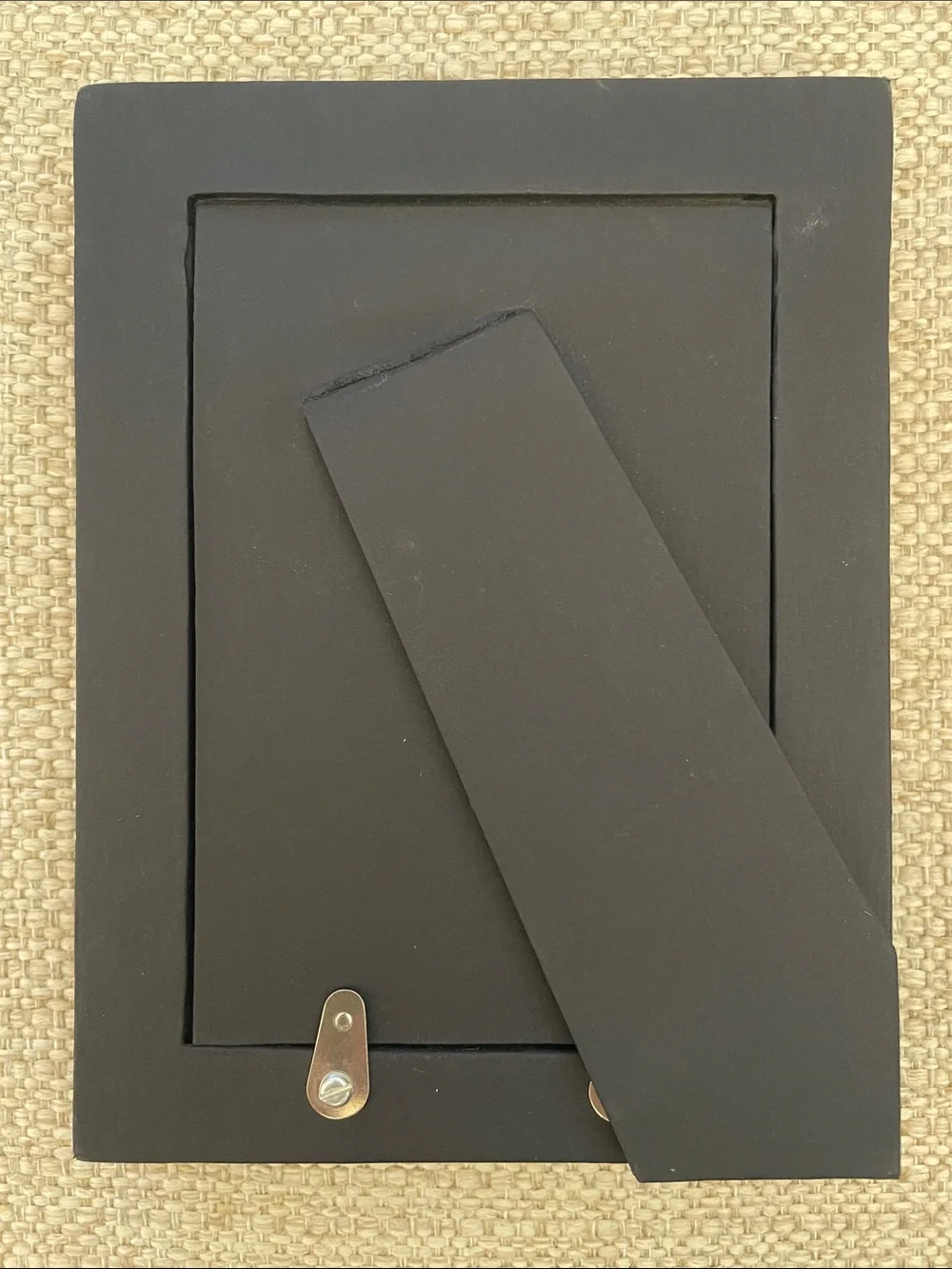 Faux Leather Book Spine Picture Frame in Tan, Green, and Black